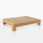 Woody Coffee Table in solid wood with slatted top – Cozyology Furniture Egypt