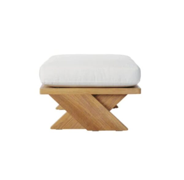 Kiss-Cross Ottoman