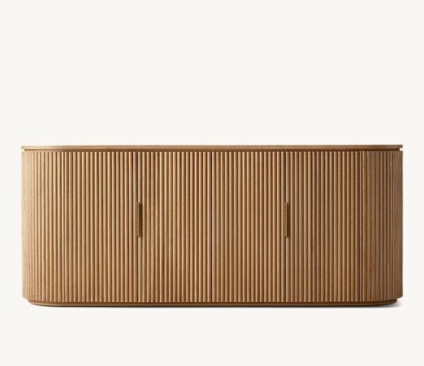 Engraved wood buffet - Image 2