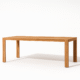 Oxford Dining Table in natural solid wood with minimalist legs by Cozyology Furniture Egypt