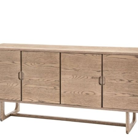 Finchley sideboard Egypt with solid wood body and modern flat doors
