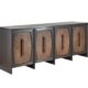 Vanta sideboard Egypt with sculpted wooden doors and modern design