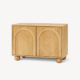 Mela petit sideboard Egypt with solid wood body and arched door design