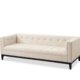 RIXA 2 seater modern sofa with clean lines and subtle tufting