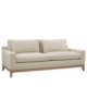 PLIN 2 seater modern sofa with wooden legs and clean design