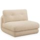 ELARA chair sculptural lounge chair with soft rounded design