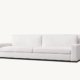 Bruno sofa with modern upholstered design and clean lines in a contemporary minimalist style