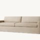 Dante sofa with tailored upholstered design and clean lines in a modern contemporary style